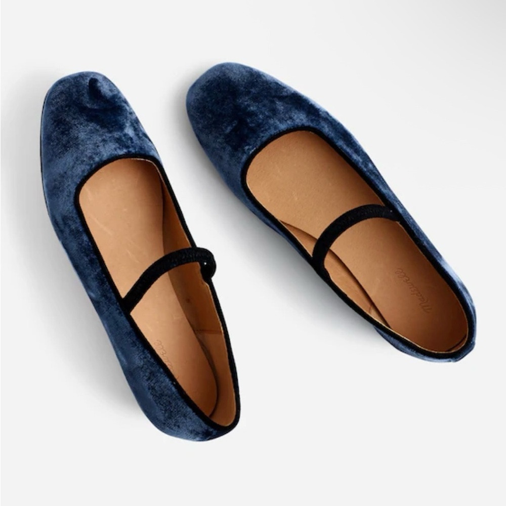 Madewell Velvet Greta Ballet Flats